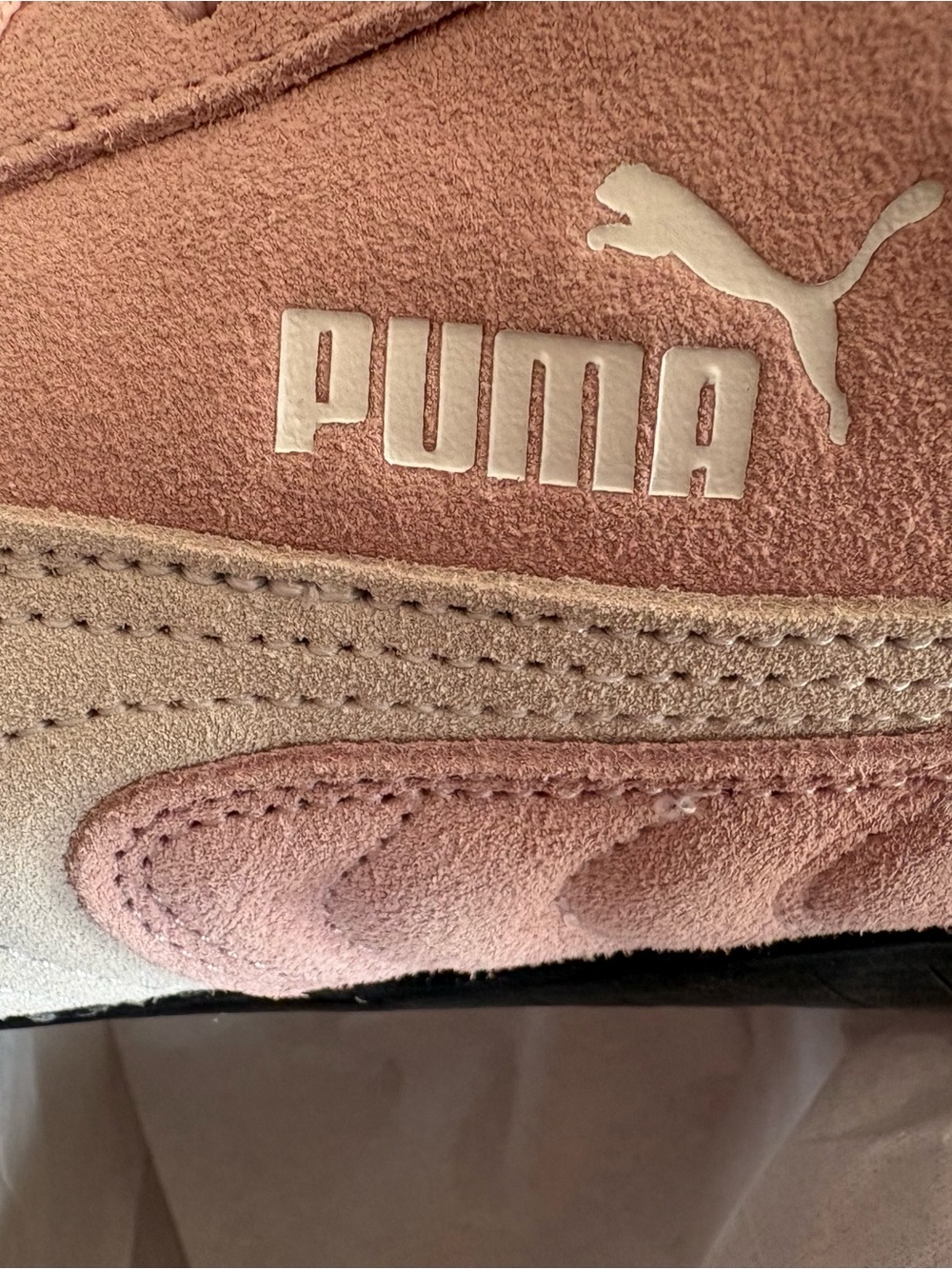 PUMA Speedcat OG Pink Suede Low-Profile Sneakers - Picture 6 of 8